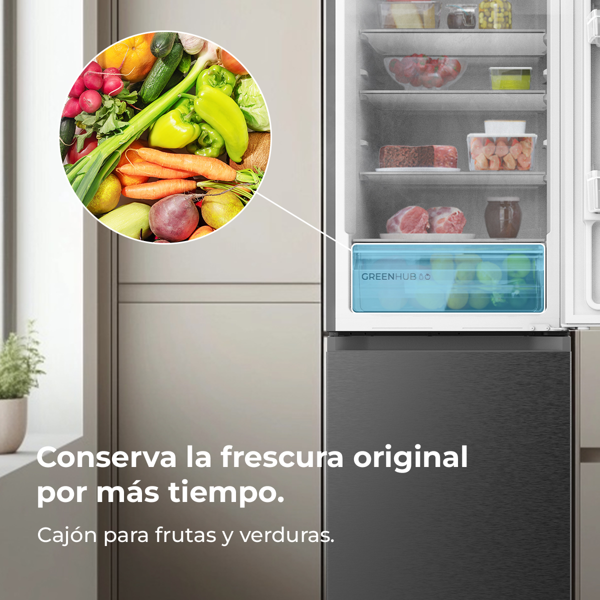 Bolero CoolMarket Combi 296 DF Dark | Envío, instalación y retirada RAEE gratis – foto detalle 5